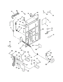 Rear Panel parts for Kenmore Washer 110.22974103 (11022974103, 110 22974103) from AppliancePartsPros.com