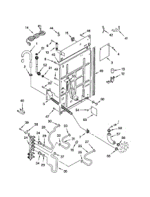 Rear Panel parts for Kenmore Washer 110.22982101 (11022982101, 110 22982101) from AppliancePartsPros.com