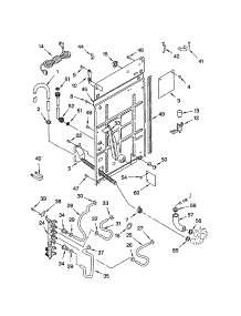 Rear Panel parts for Kenmore Washer 110.22996101 (11022996101, 110 22996101) from AppliancePartsPros.com