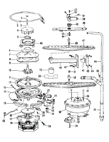Motor, Heater, And Spray Arm Details parts for Kenmore Dishwasher 587.1747581 (5871747581, 587 1747581) from AppliancePartsPros.com
