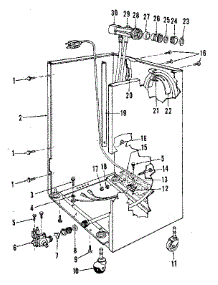 Frame Details parts for Kenmore Dishwasher 587.1747583 (5871747583, 587 1747583) from AppliancePartsPros.com
