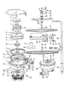 Motor, Heater, And Spray Arm Details parts for Kenmore Dishwasher 587.1757581 (5871757581, 587 1757581) from AppliancePartsPros.com