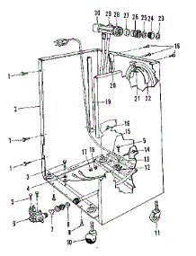 Frame Details parts for Kenmore Dishwasher 587.1757581 (5871757581, 587 1757581) from AppliancePartsPros.com