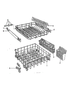 Rack Details parts for Kenmore Dishwasher 587.1757583 (5871757583, 587 1757583) from AppliancePartsPros.com