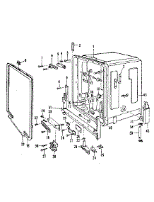 Tub Details parts for Kenmore Dishwasher 587.1757583 (5871757583, 587 1757583) from AppliancePartsPros.com