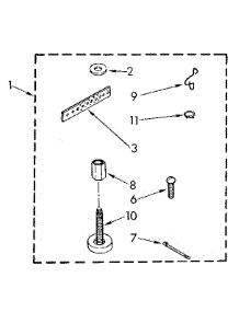 Miscellaneous parts for Kenmore Washer 110.82873820 (11082873820, 110 82873820) from AppliancePartsPros.com