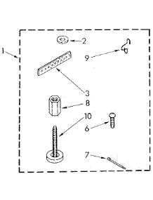 Miscellaneous parts for Kenmore Washer 110.82874110 (11082874110, 110 82874110) from AppliancePartsPros.com