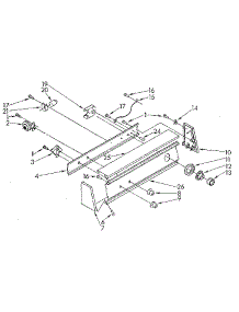 Console parts for Kenmore Washer 110.82874120 (11082874120, 110 82874120) from AppliancePartsPros.com