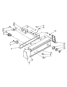 Console Panel Parts parts for Kenmore Washer 110.82874600 (11082874600, 110 82874600) from AppliancePartsPros.com
