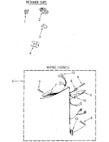Wiring Harness parts for Kenmore Washer 110.82874610 (11082874610, 110 82874610) from AppliancePartsPros.com