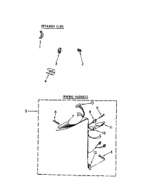 Wiring Harness parts for Kenmore Washer 110.82874630 (11082874630, 110 82874630) from AppliancePartsPros.com