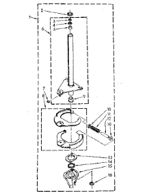 Brake And Drive Tube Parts parts for Kenmore Washer 110.82874800 (11082874800, 110 82874800) from AppliancePartsPros.com
