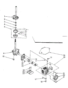 Brake, Clutch, Gearcase, Motor And Pump Parts parts for Kenmore Washer 110.82874800 (11082874800, 110 82874800) from AppliancePartsPros.com