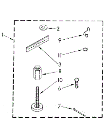 Miscellaneous parts for Kenmore Washer 110.82874820 (11082874820, 110 82874820) from AppliancePartsPros.com