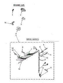 Wiring Harness Parts parts for Kenmore Washer 110.82880100 (11082880100, 110 82880100) from AppliancePartsPros.com