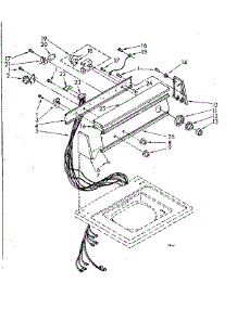 Console Panel Parts parts for Kenmore Washer 110.82880100 (11082880100, 110 82880100) from AppliancePartsPros.com