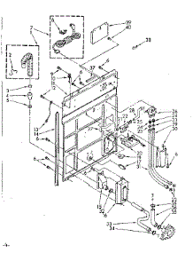 Rear Panel Parts parts for Kenmore Washer 110.82880300 (11082880300, 110 82880300) from AppliancePartsPros.com