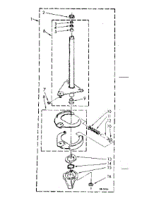 Brake And Drive Tube Parts parts for Kenmore Washer 110.82880700 (11082880700, 110 82880700) from AppliancePartsPros.com