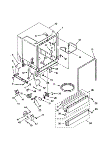 Tub Assembly parts for Kenmore Dishwasher 665.15767000 (66515767000, 665 15767000) from AppliancePartsPros.com
