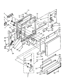 Door And Toe Panel Parts parts for Kenmore Dishwasher 665.1577580 (6651577580, 665 1577580) from AppliancePartsPros.com