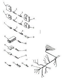 Wiring Harness Parts parts for Kenmore Dishwasher 665.1577580 (6651577580, 665 1577580) from AppliancePartsPros.com