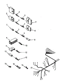 Wiring Harness parts for Kenmore Dishwasher 665.1578580 (6651578580, 665 1578580) from AppliancePartsPros.com