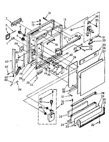 Door And Toe Panel Parts parts for Kenmore Dishwasher 665.1578581 (6651578581, 665 1578581) from AppliancePartsPros.com