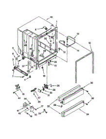 Tub Assembly parts for Kenmore Dishwasher 665.15801891 (66515801891, 665 15801891) from AppliancePartsPros.com