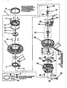 Pump And Motor parts for Kenmore Dishwasher 665.15821692 (66515821692, 665 15821692) from AppliancePartsPros.com