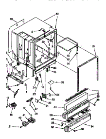 Tub Assembly parts for Kenmore Dishwasher 665.15825690 (66515825690, 665 15825690) from AppliancePartsPros.com