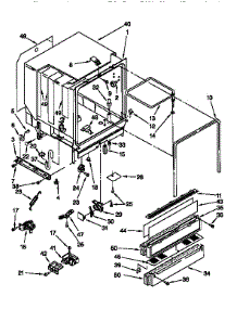 Tub Assembly parts for Kenmore Dishwasher 665.15828692 (66515828692, 665 15828692) from AppliancePartsPros.com
