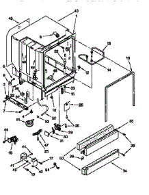 Tub Assembly parts for Kenmore Dishwasher 665.15831790 (66515831790, 665 15831790) from AppliancePartsPros.com