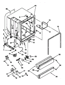 Tub Assembly parts for Kenmore Dishwasher 665.15831792 (66515831792, 665 15831792) from AppliancePartsPros.com