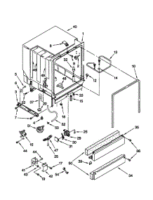 Tub Assembly parts for Kenmore Dishwasher 665.15831793 (66515831793, 665 15831793) from AppliancePartsPros.com