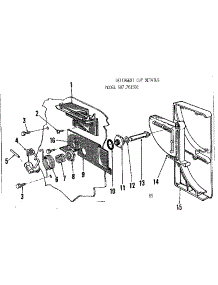 Detergent Cup Details parts for Kenmore Dishwasher 587.761500 (587761500, 587 761500) from AppliancePartsPros.com