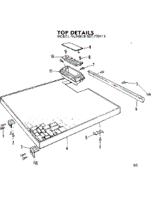 Top Details parts for Kenmore Dishwasher 587.770413 (587770413, 587 770413) from AppliancePartsPros.com