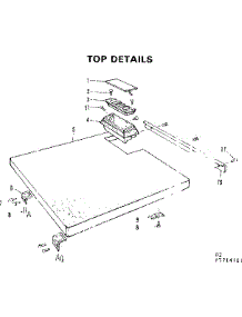 Top Details parts for Kenmore Dishwasher 587.771410 (587771410, 587 771410) from AppliancePartsPros.com