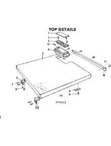 Top Details parts for Kenmore Dishwasher 587.771411 (587771411, 587 771411) from AppliancePartsPros.com