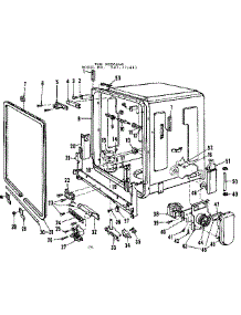 Tub Details parts for Kenmore Dishwasher 587.771411 (587771411, 587 771411) from AppliancePartsPros.com