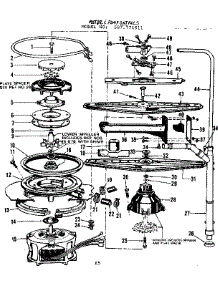 Motor & Pump Details parts for Kenmore Dishwasher 587.771611 (587771611, 587 771611) from AppliancePartsPros.com