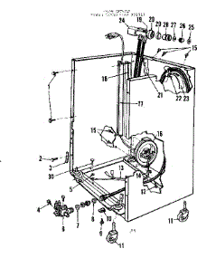 Frame parts for Kenmore Dishwasher 587.771711 (587771711, 587 771711) from AppliancePartsPros.com