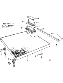 Top Details parts for Kenmore Dishwasher 587.774510 (587774510, 587 774510) from AppliancePartsPros.com