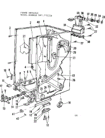 Frame Details parts for Kenmore Dishwasher 587.775310 (587775310, 587 775310) from AppliancePartsPros.com