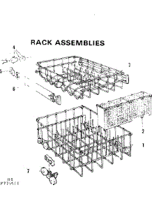 Rack Assemblies parts for Kenmore Dishwasher 587.775511 (587775511, 587 775511) from AppliancePartsPros.com