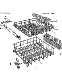 Rack Details parts for Kenmore Dishwasher 587.779401 (587779401, 587 779401) from AppliancePartsPros.com