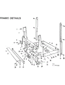 Frame Details parts for Kenmore Dishwasher 587.779500 (587779500, 587 779500) from AppliancePartsPros.com