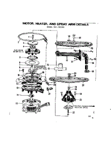 Motor Htr Spray Arm parts for Kenmore Dishwasher 587.792300 (587792300, 587 792300) from AppliancePartsPros.com