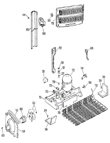 Unit parts for Kenmore Refrigerator 363.9761819 (3639761819, 363 9761819) from AppliancePartsPros.com