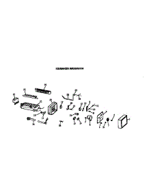 Icemaker parts for Kenmore Refrigerator 363.9762821 (3639762821, 363 9762821) from AppliancePartsPros.com
