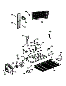 Condenser parts for Kenmore Refrigerator 363.9762825 (3639762825, 363 9762825) from AppliancePartsPros.com